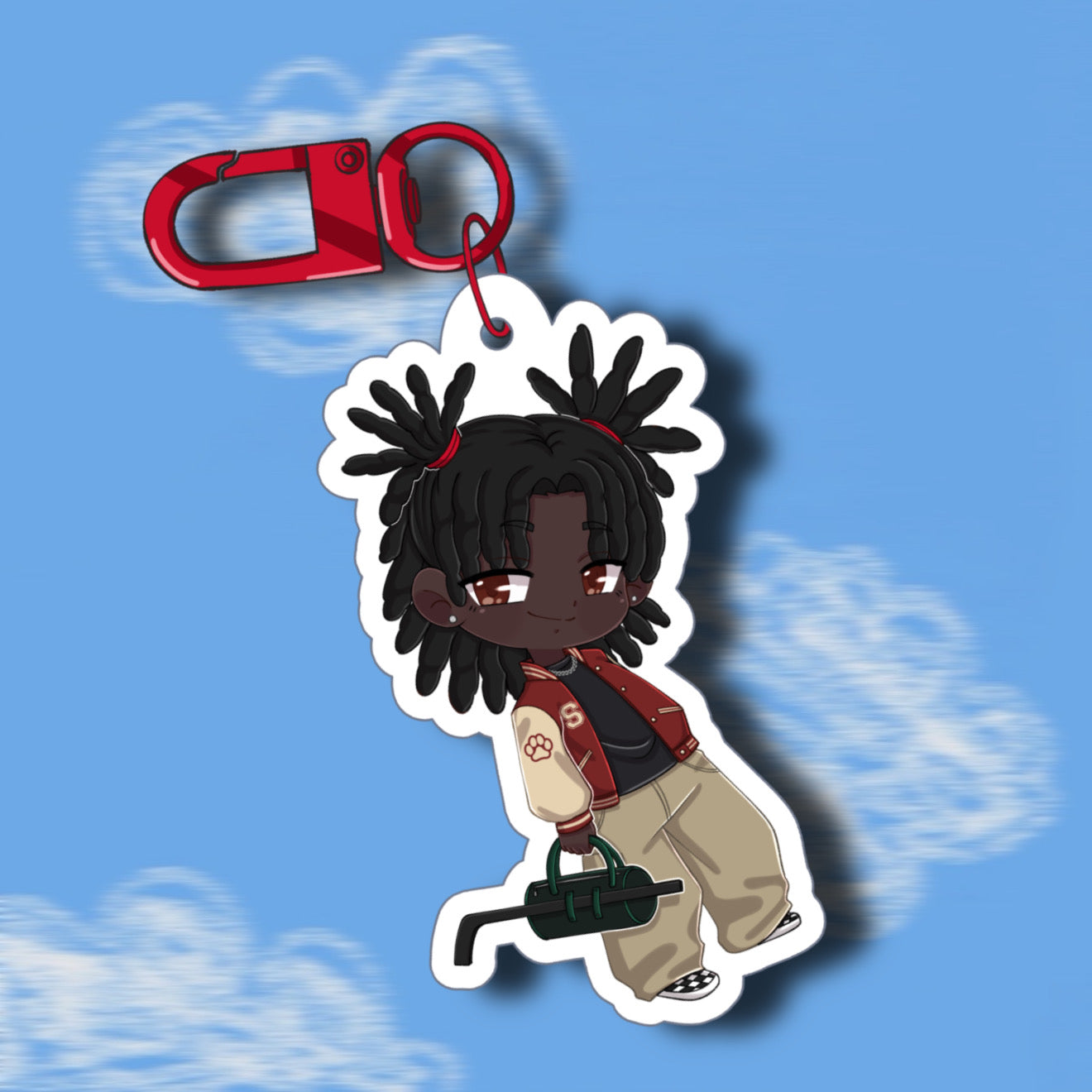 Riley | Saber Boys keychain