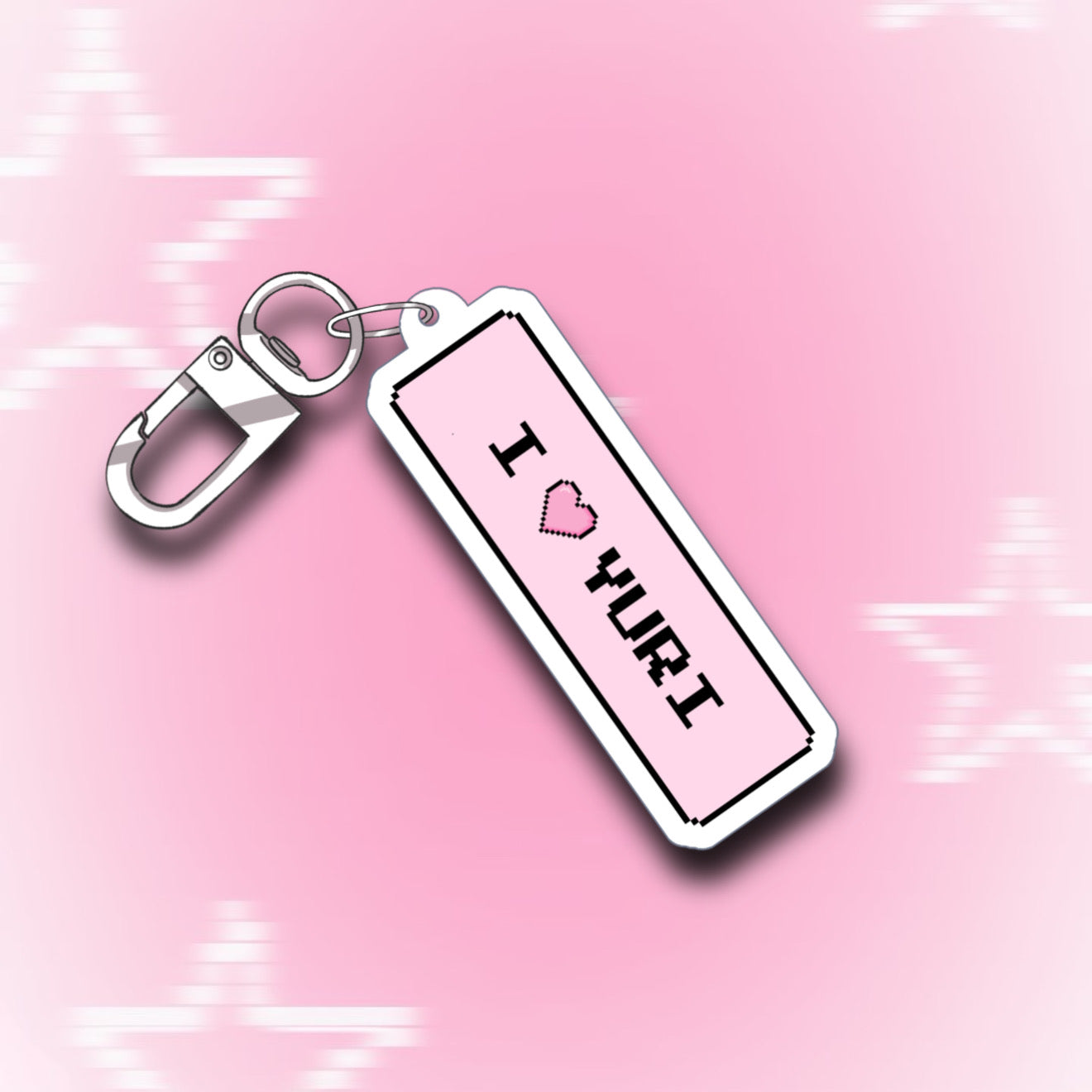 I love Yuri keychain