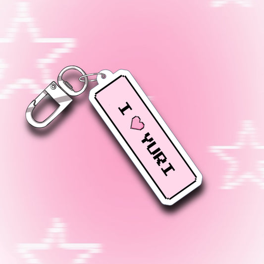 I love Yuri keychain
