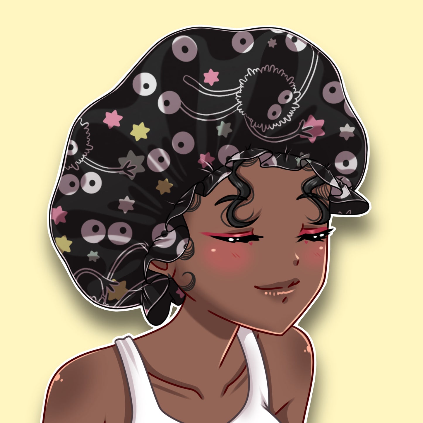 Soots and Stars Bonnet (no tie)