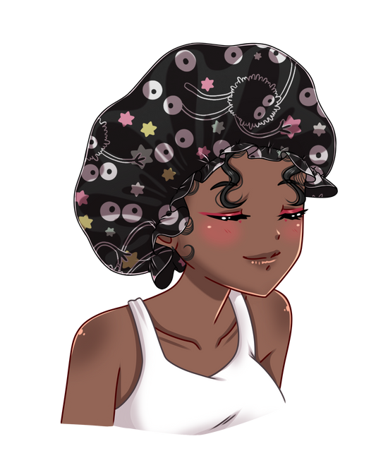 Soots and Stars Bonnet (no tie)