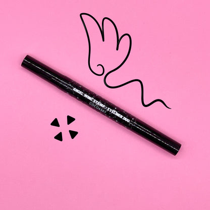 Angel Wing And Eyeliner Stamp